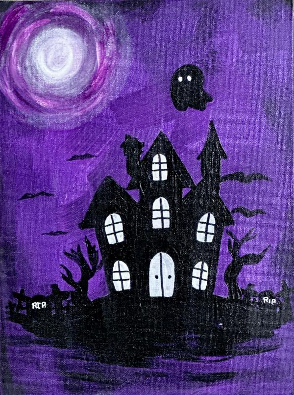 Haunted House Painting Class