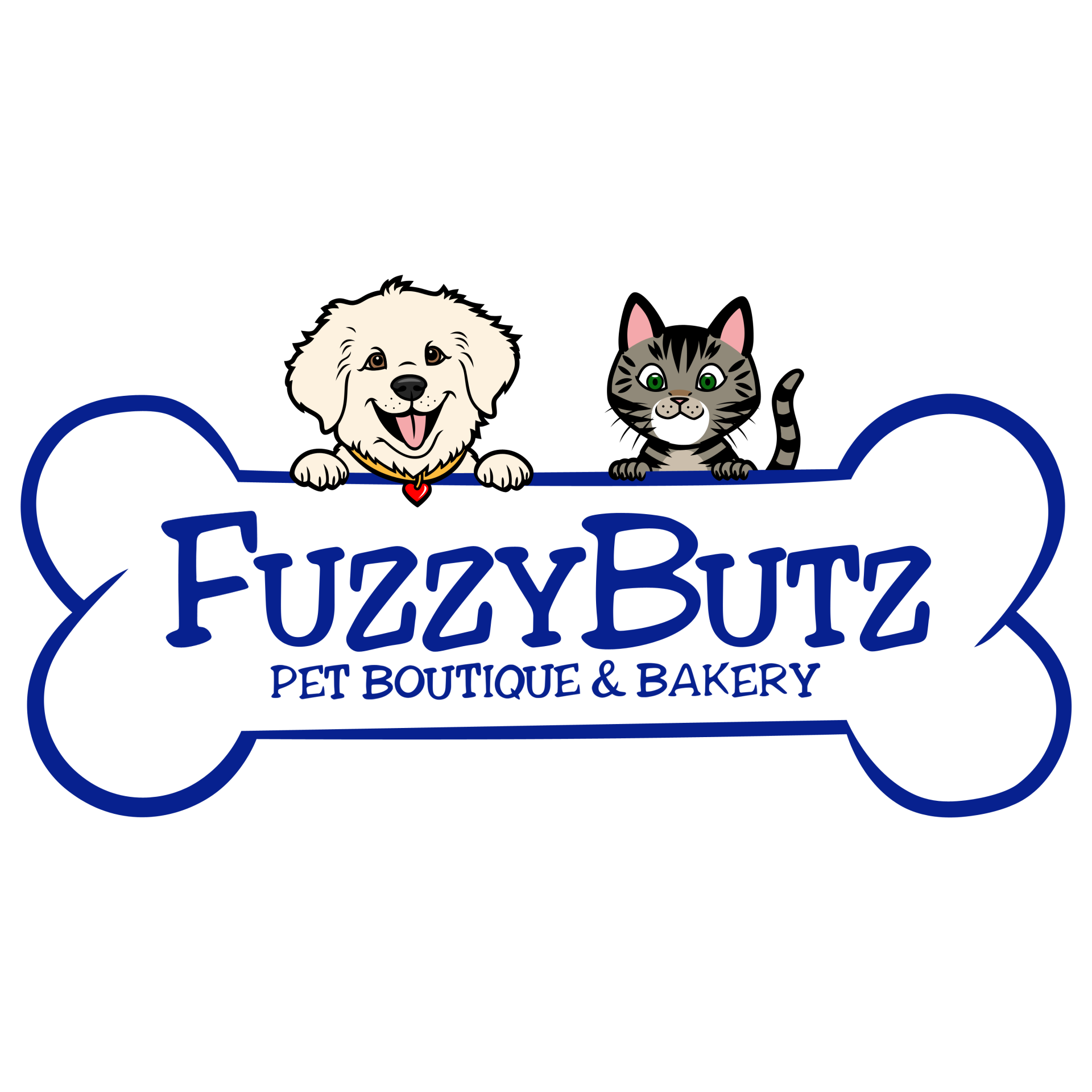 FuzzyButz Pet Bakery and Boutique Logo