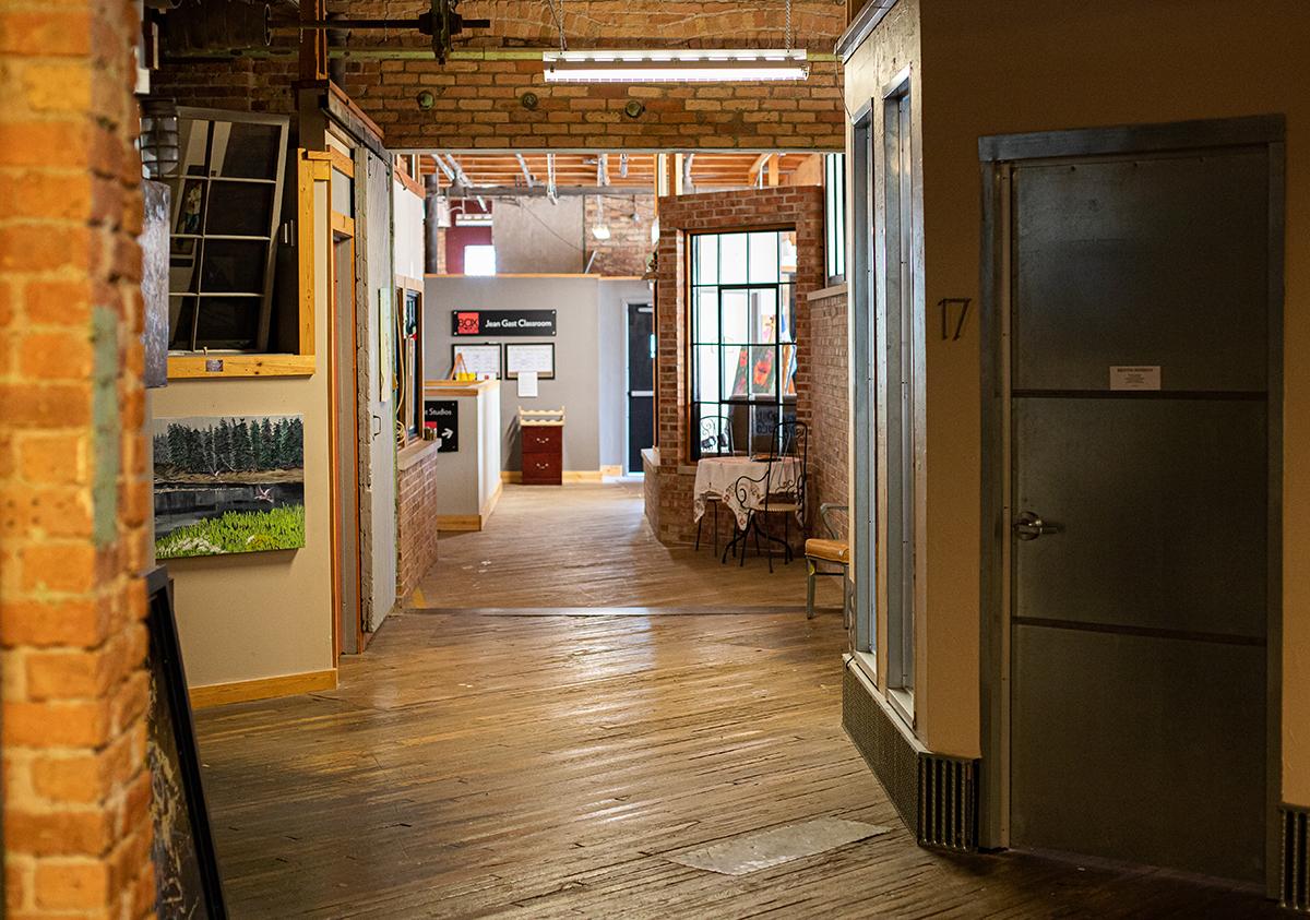 Explore the Hallways of the Box to find Classrooms and Art Studios