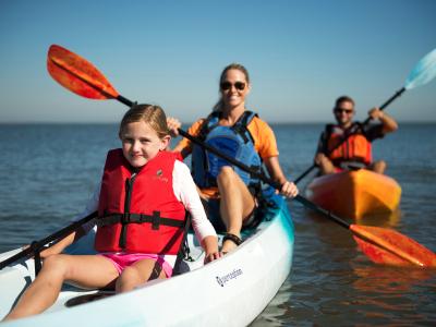 Kayaking Lake Michigan along Silver Beach in St. Joseph with Third Coast Paddling