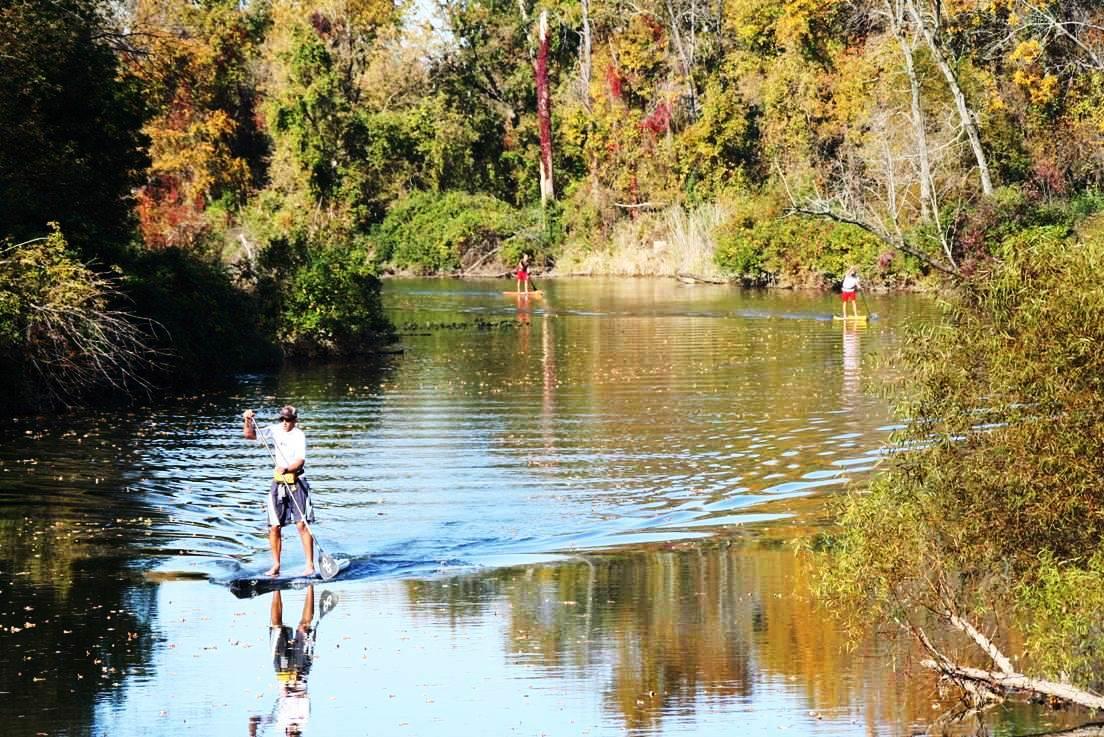 Exploring the rivers of Southwest Michigan on a stand-up paddleboard with Third Coast Paddling