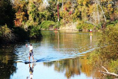 Exploring the rivers of Southwest Michigan on a stand-up paddleboard with Third Coast Paddling