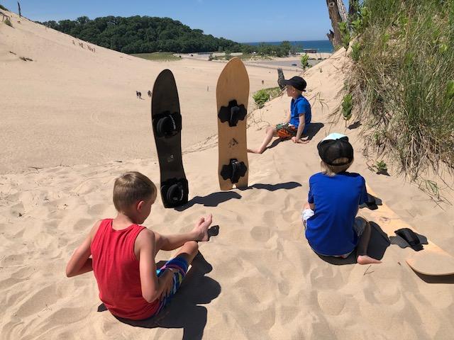 Sandboarding at Warren Dunes State Park with Third Coast Paddling is the ultimate summer adventure