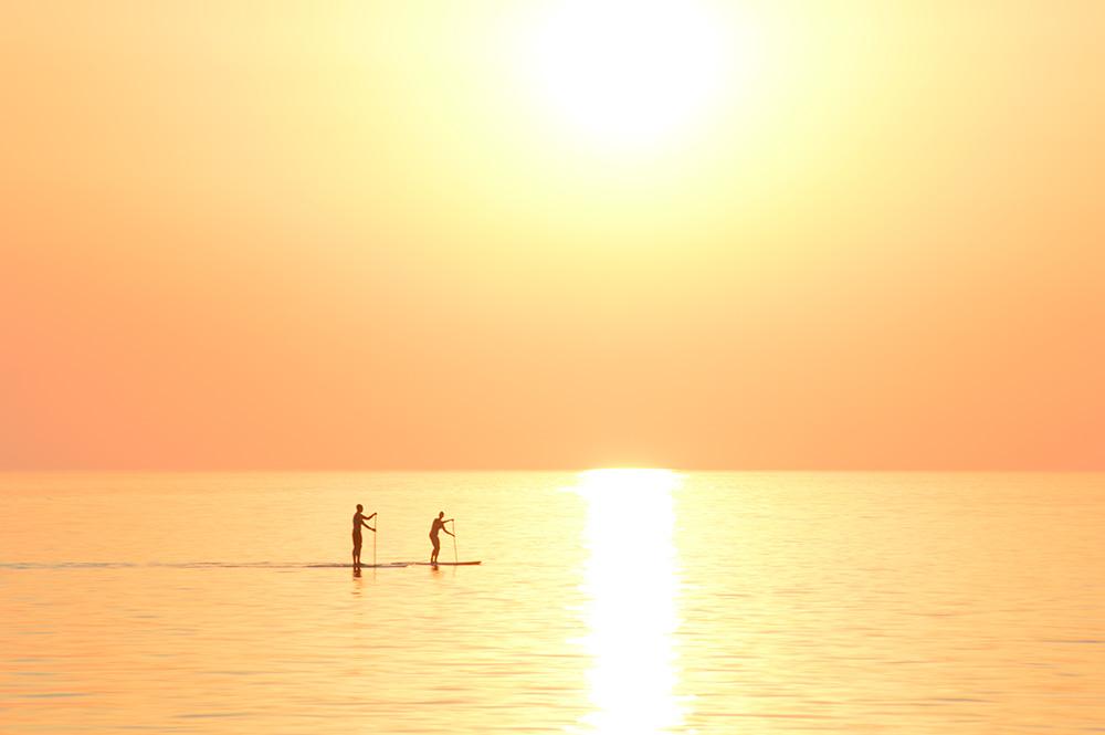Stand-up paddleboard Lake Michigan along Silver Beach, Jean Klock Beach, or Warren Dunes State Park with Third Coast Paddling