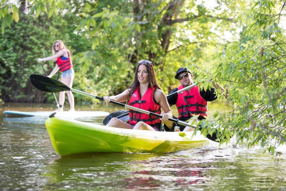 Kayak rentals along the Paw Paw River in St. Joseph with Third Coast Paddling