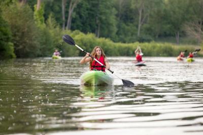Hourly kayak and paddleboard rentals are available throughout Southwest Michigan by Third Coast Paddling