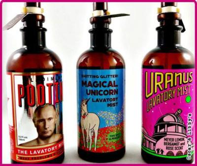 Our lavatory mists have enzymes for getting rid of odors in the bathroom!