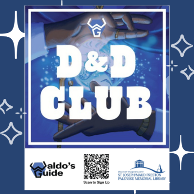 Spend an entire afternoon with Dungeon Master Mike as you go on adventures filled with magic, mischief, and fantasy for both teen & adult players.
