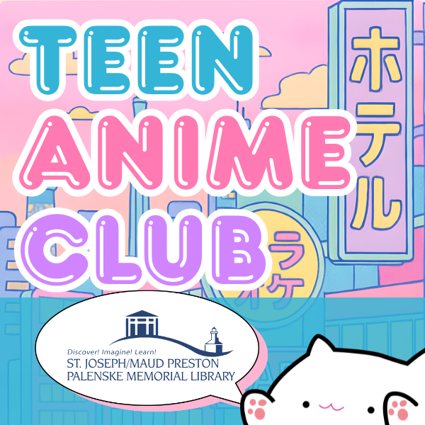 Head to the library for this great after-school space for teens. Hang out with friends, discuss Anime, and enjoy candy & snacks. This is a monthly program that meets on the first Friday of each mon...