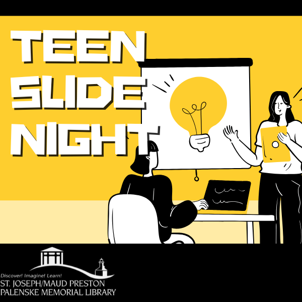 Bring your own ready-made slide presentation about your favorite topic at 6pm OR work solo or with a group on a presentation during the prep period beginning at 5pm.
