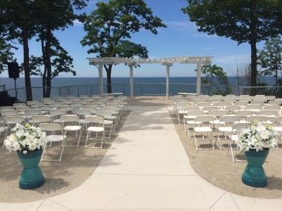Wedding at upper level 