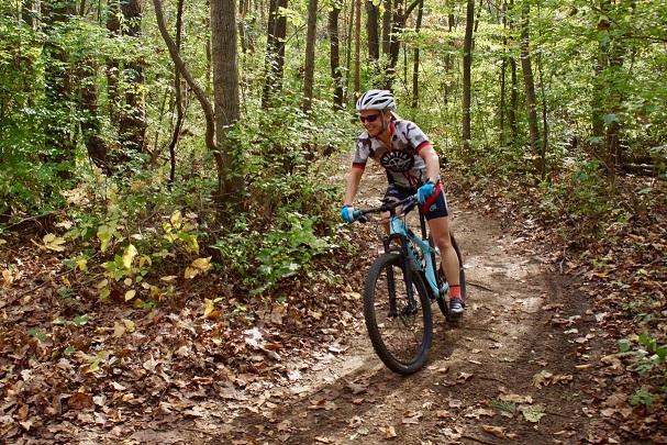 Biking at Madeline Bertrand