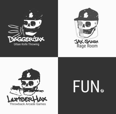 We also have ninja stars, knife throwing, and retro arcade