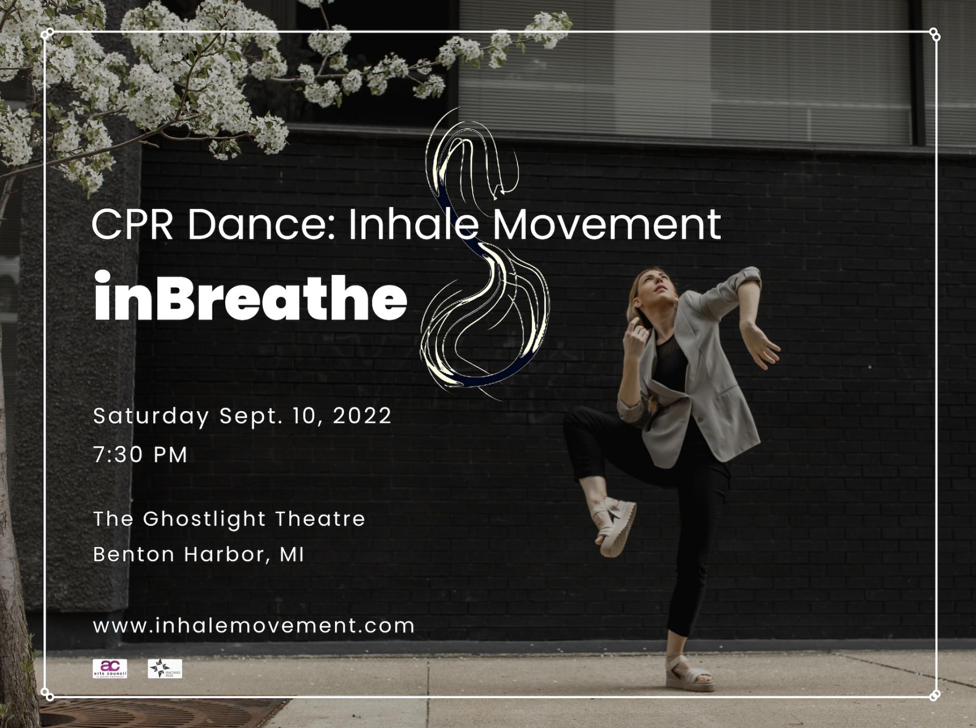 Poster for inBreathe at The Ghostlight