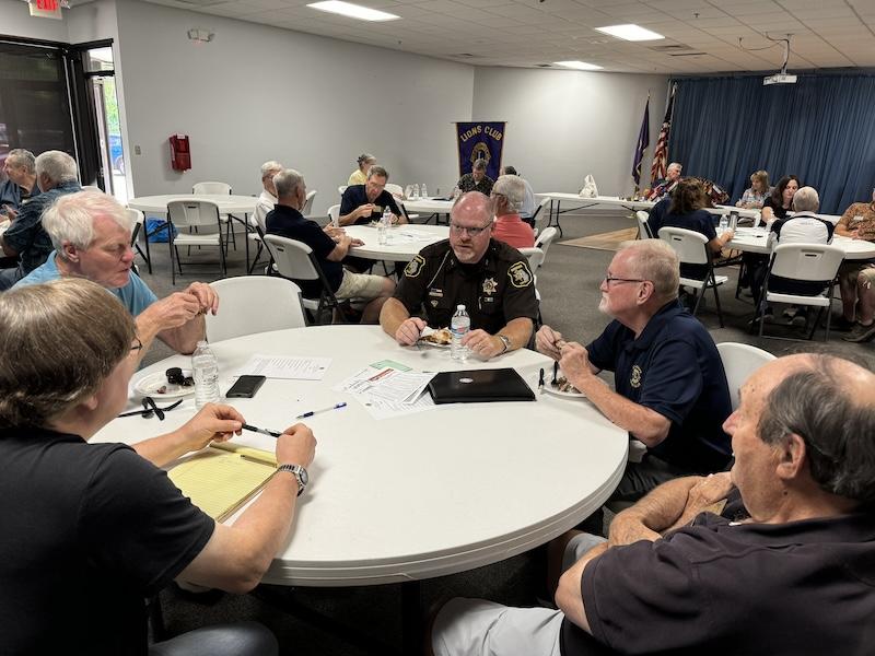 Always great conversation over lunch at every meeting.