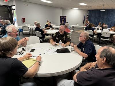 Always great conversation over lunch at every meeting.