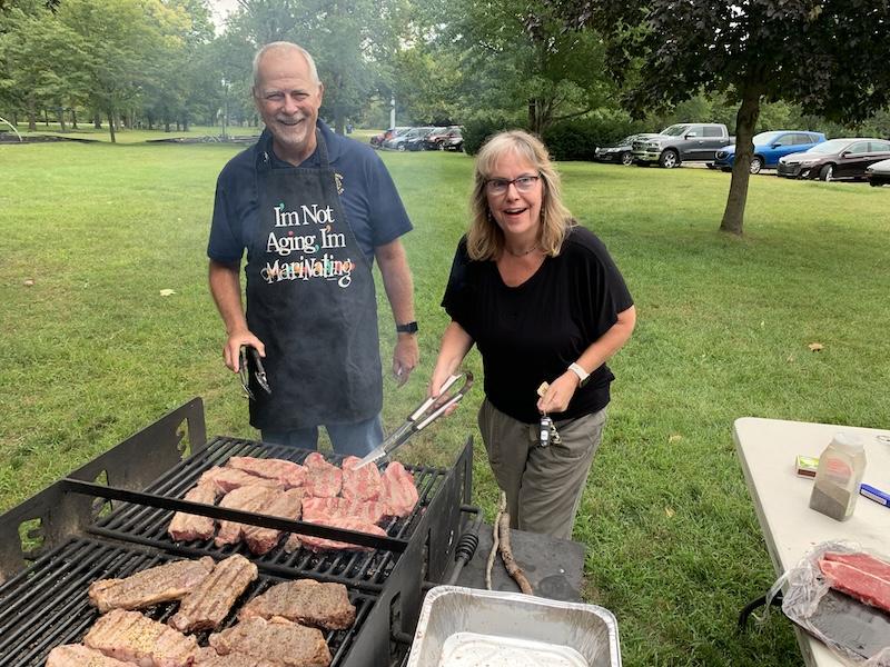 Annual Steak Fry each September follows our "Mini-golf"Tournament