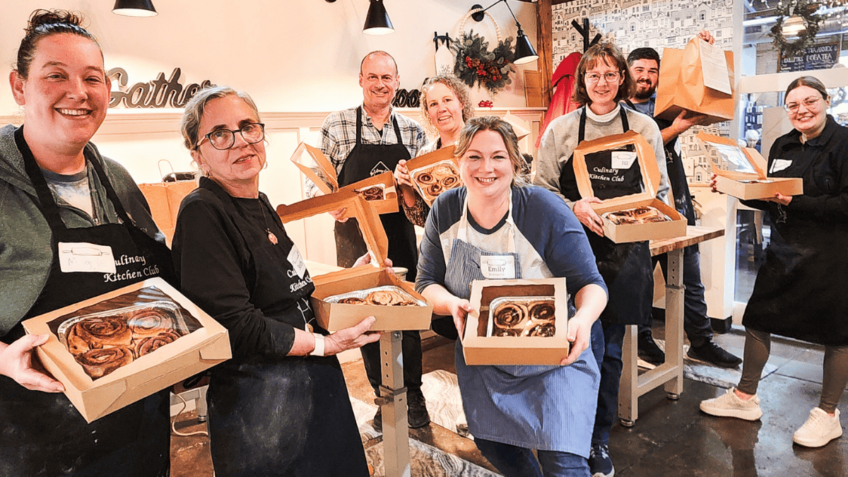 Join a fun baking class at The Culinary Cottage!