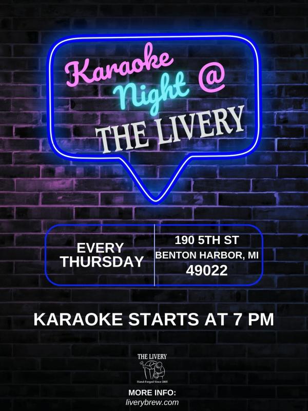 Karaoke Night at The Livery logo