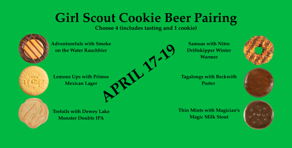 SISTER LAKES BREWING - GIRL SCOUT COOKIE & BEER PAIRING logo