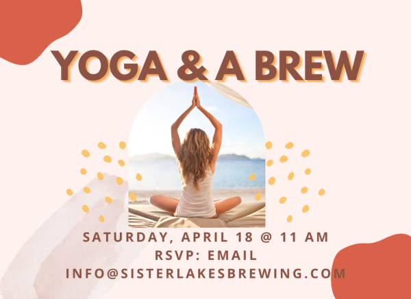 SISTER LAKES BREWING - YOGA & A BREW logo