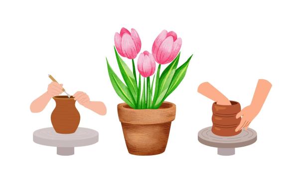 Clay Guild Spring Sale on the Lawn logo