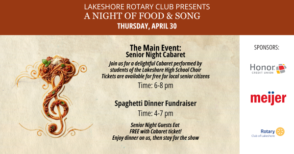 Senior Night by Lakeshore Rotary logo