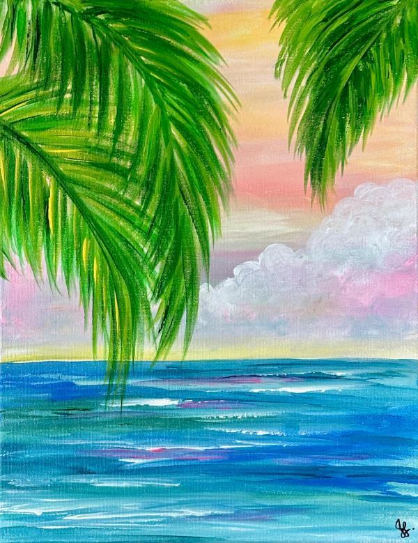 Palm Tree Painting Class