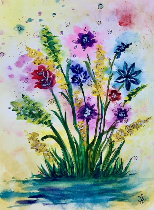 Watercolor Flower Painting Class