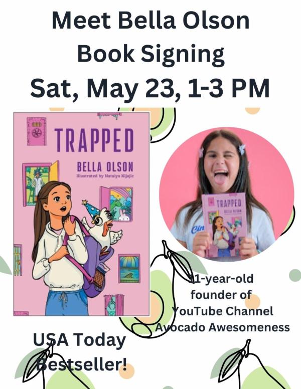 Shows Book Cover and author photo