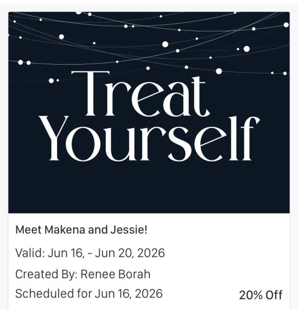 Treat yourself 