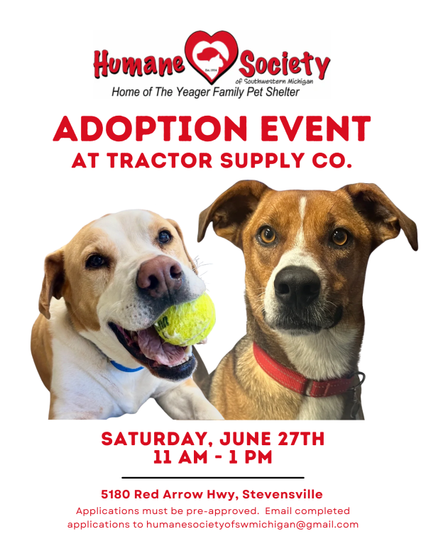 Adoption Event flyer