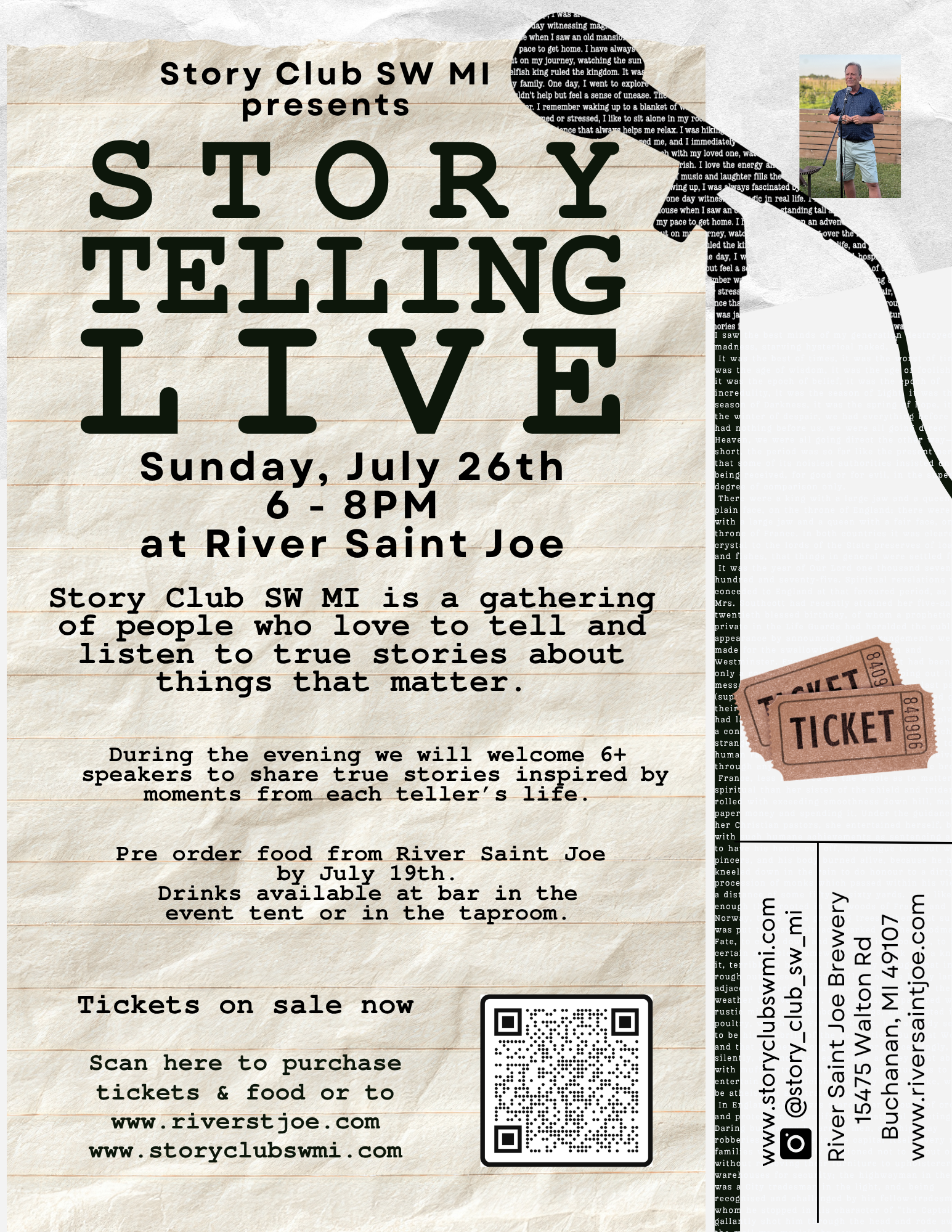 Story Club -Story Telling Live | St. Joe Today