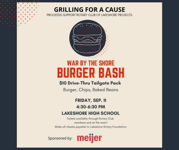 Sep 11 fundraiser for Lakeshore Rotary