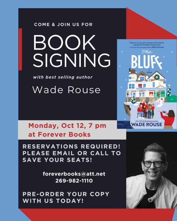 Book Signing Flier with Wade Rouse