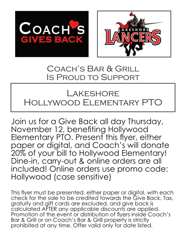 Hollywood Elementary Give Back