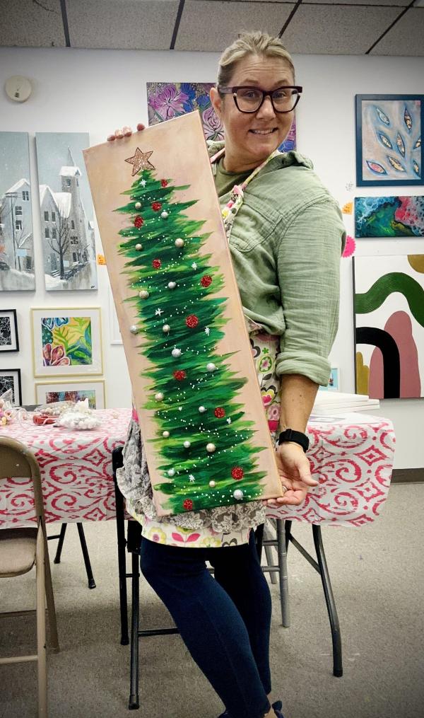 Christmas Tree Painting 