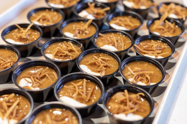 Close up photo of chili samples
