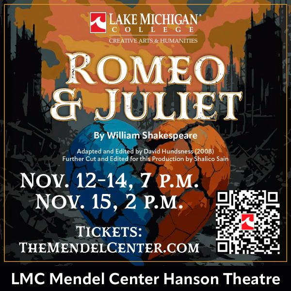 Promotional flyer for Romeo and Juliet