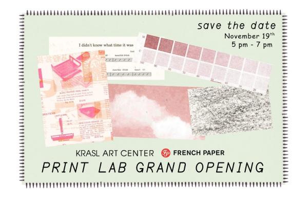 Print Lab Opening