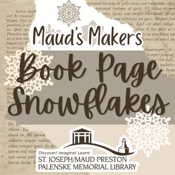Maud's Makers: Book Page Snowflakes