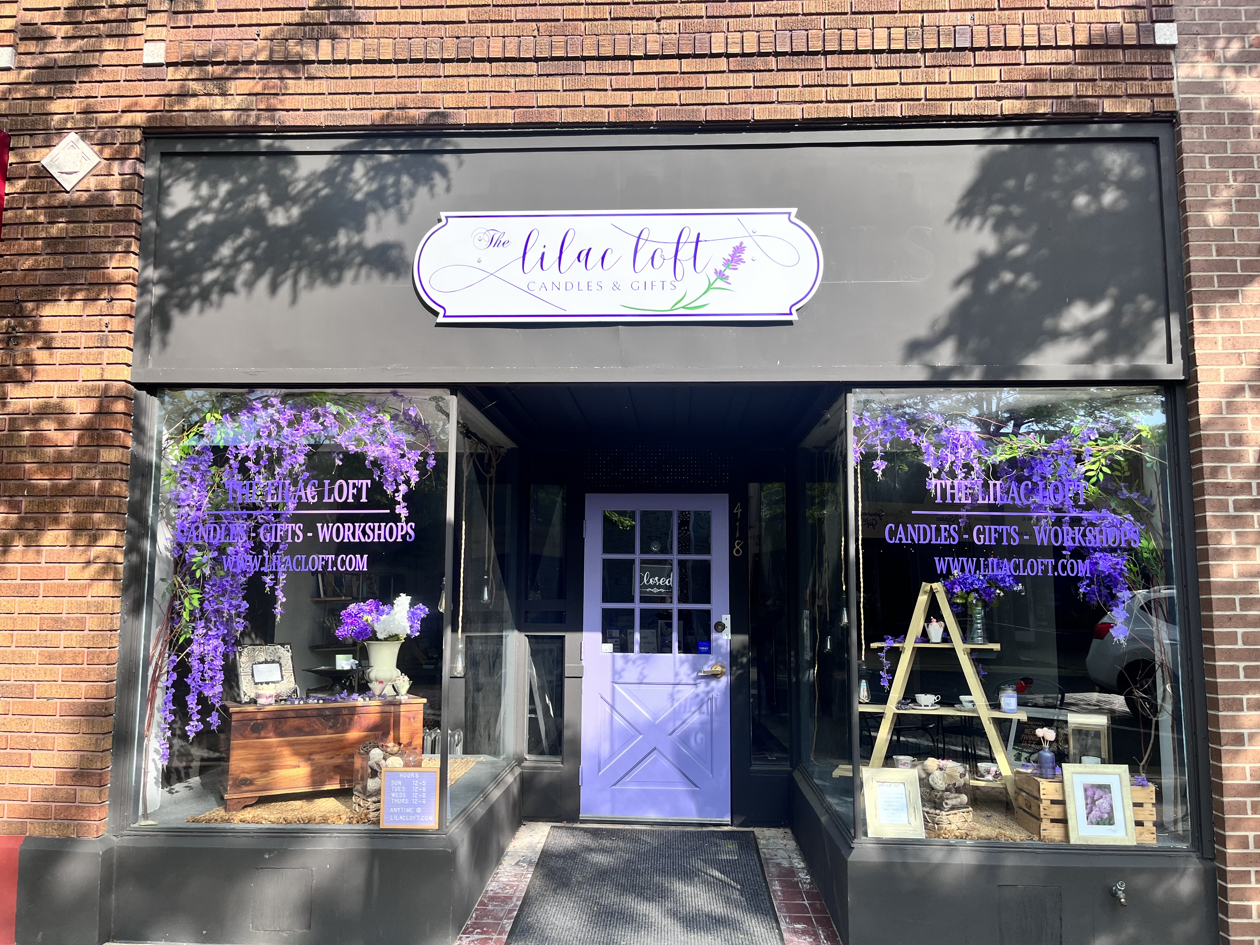 The Lilac Loft Store Front