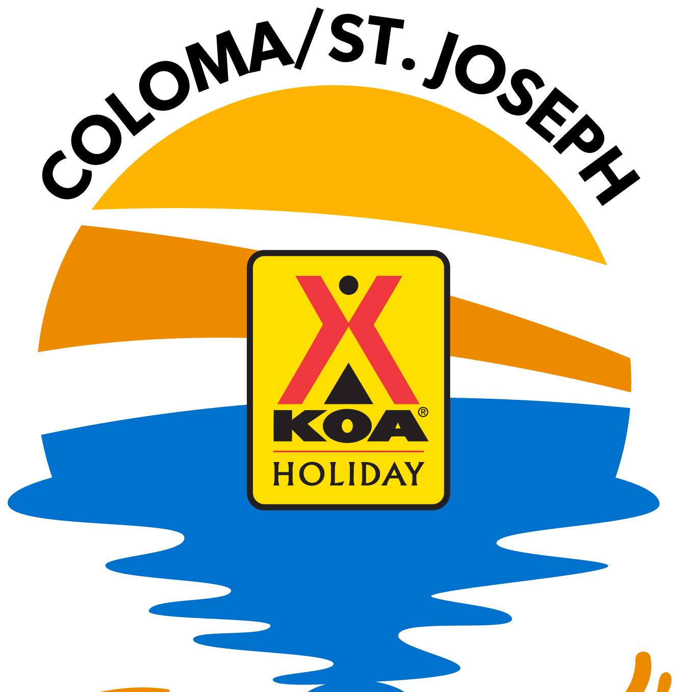 Coloma/St. Joseph KOA Holiday Logo
