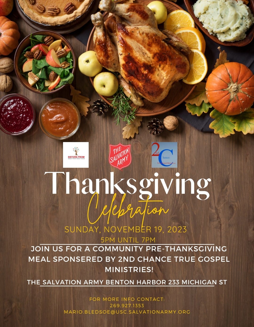 Thanksgiving Community Dinner - 2023, Hope Gospel Mission